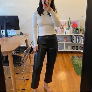 aritzia babaton command leather pant